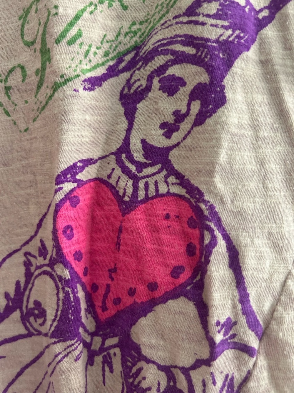 Magnolia Pearl Short Sleeve Graphic Tee in Pink, Magenta, Green, Blue, Purple - Picture 6 of 6